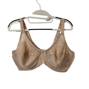 Lilyette Beautiful Lace Ultimate Smoothing &‎ Support Underwire Size 38DD